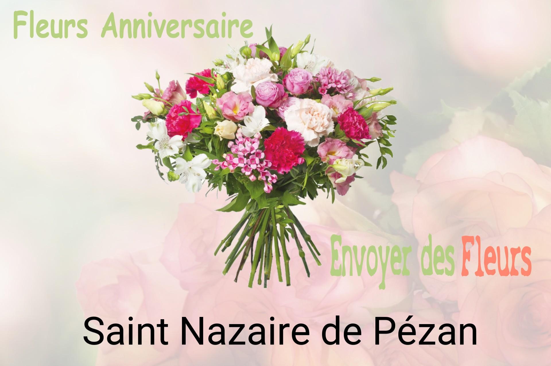 Bouquet de fleurs d’anniversaire livré à Saint-Nazaire-de-Pézan
