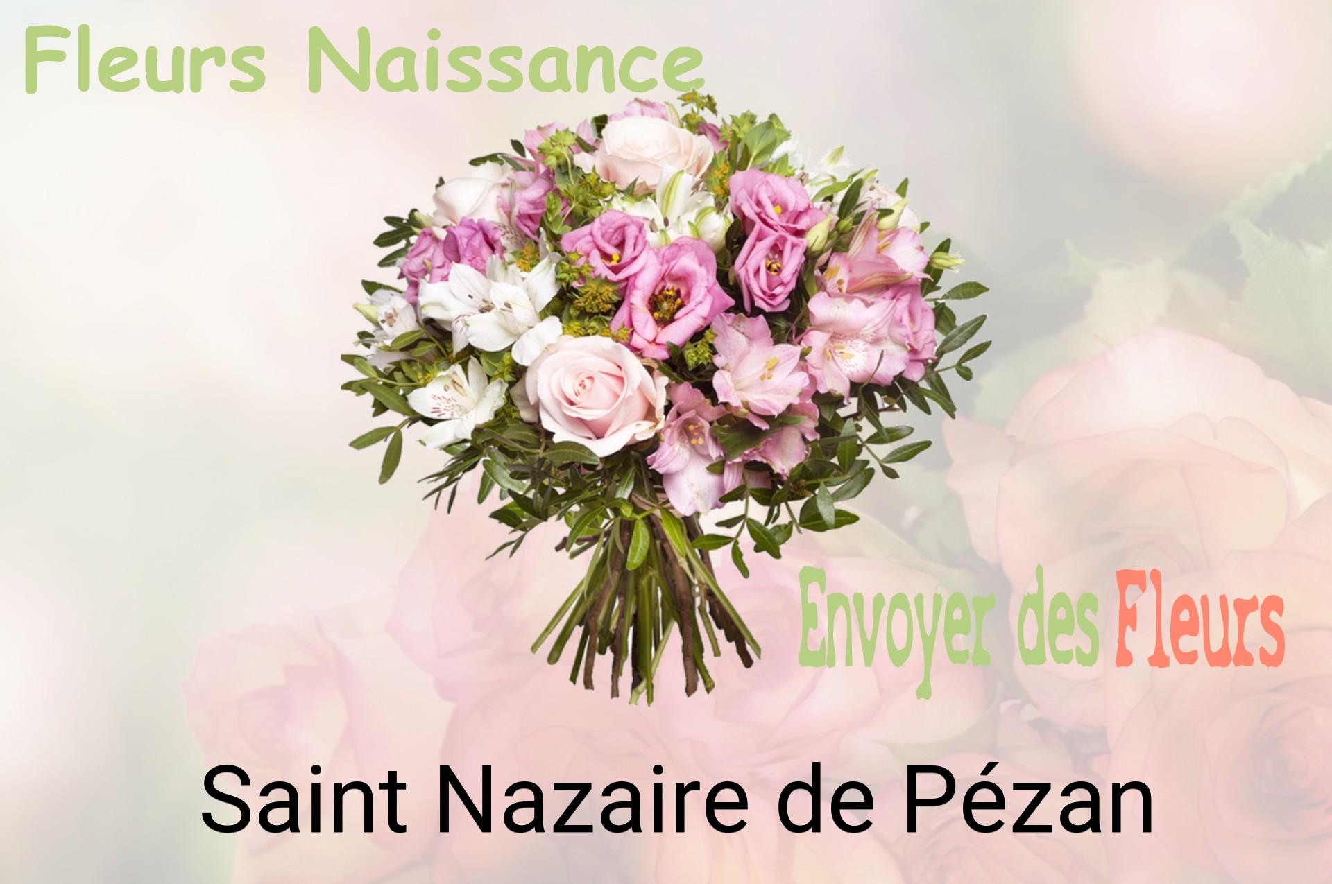 Bouquet de fleurs de naissance livré à Saint-Nazaire-de-Pézan